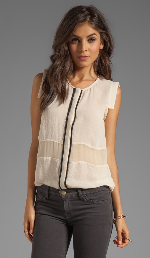 Contrast Binding Shirt