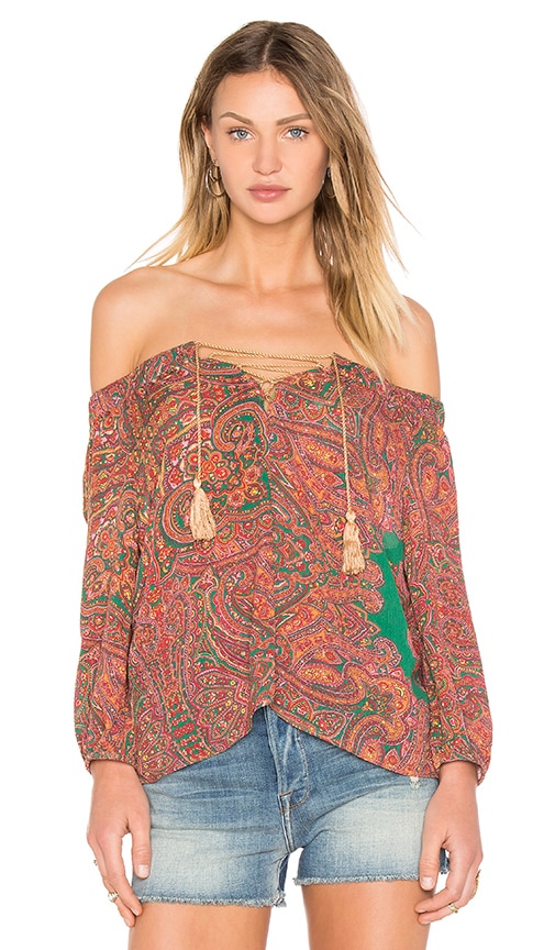 Monaco Peasant Top