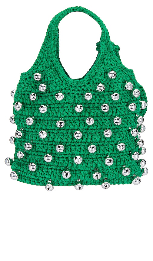Shop Leje Othoniel Crochet Tote Bag In Green