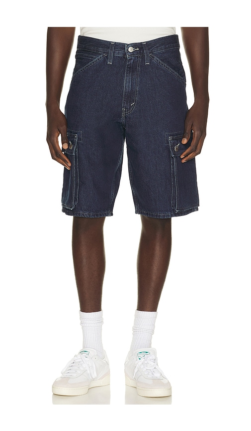 LEVI'S 478 Baggy Cargo Shorts in Blue. - size 31 (also in 36)