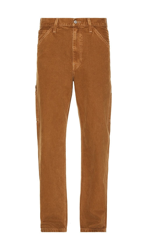 LEVI'S 568 Loose Straight Carpenter Jeans in Dark Ginger