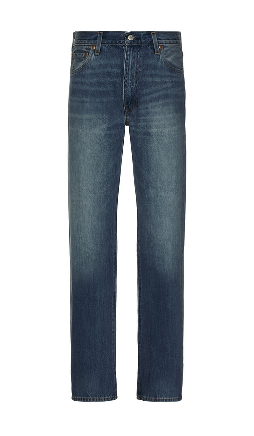 Shop Levi's 555 Relaxed Straight Jeans In Indigo Champion