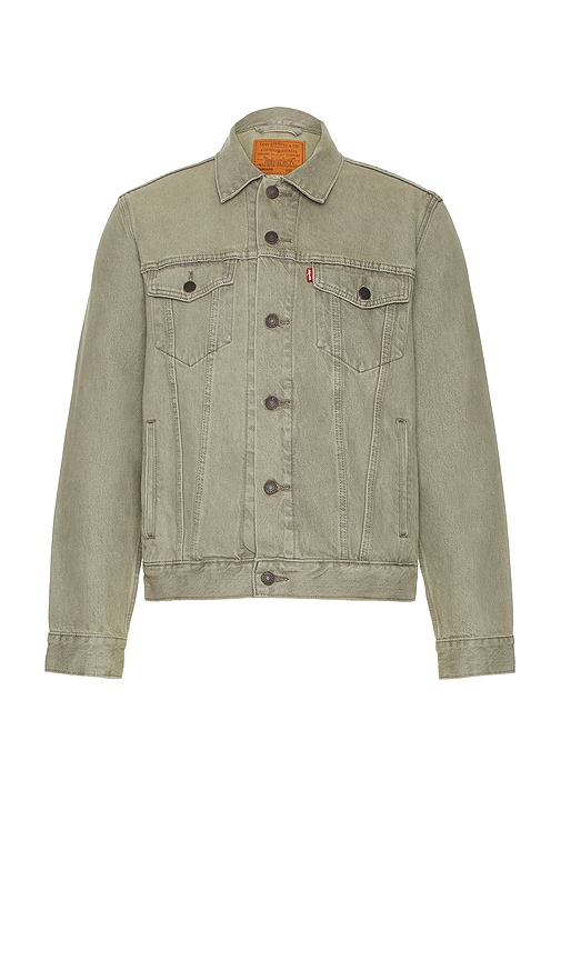 Levi's canvas trucker fashion jacket