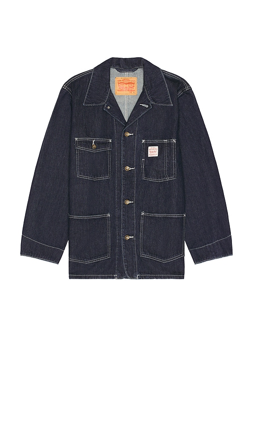 Levi's Berkley Cotton Denim Chore Coat In Black