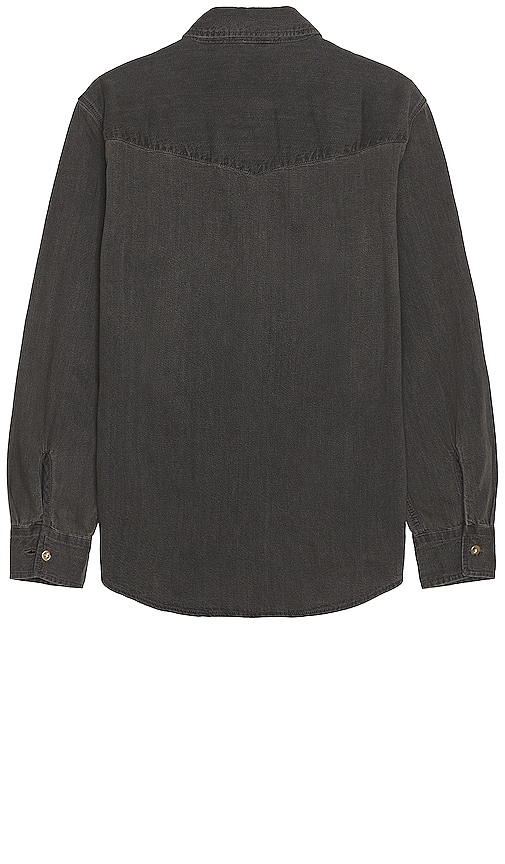 Shop Levi's Relaxed Fit Western Shirt In Black Worn In