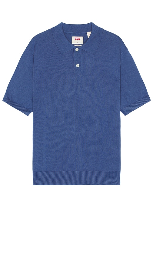 LEVI'S Sweater Knit Polo in Coastal