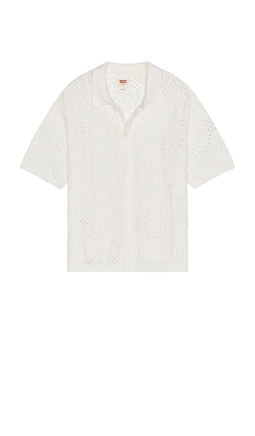 Sweater Camp Shirt in Cream. - size L (also in M, S, XL/1X) - LEVI'S - Modalova