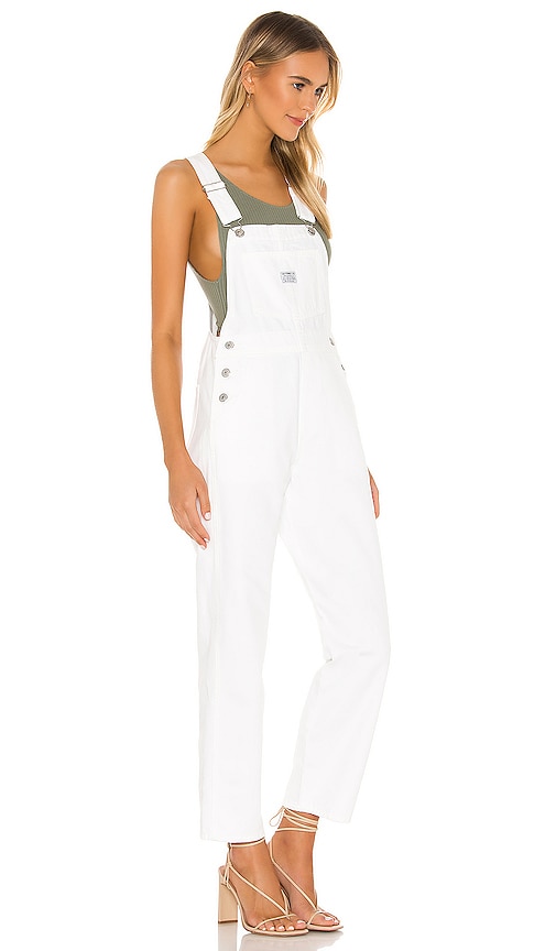 levis white overalls