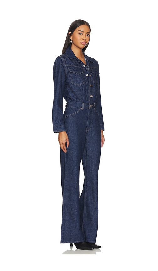 Shop Levi's Western Jumpsuit In Blue