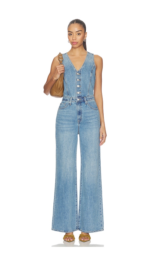 LEVI'S Vest Wide Leg Jumpsuit