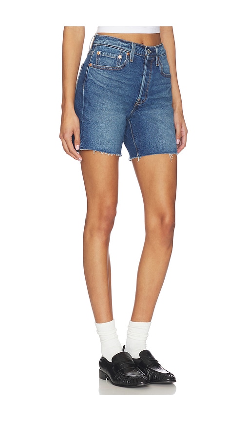  Levi's Short Medio Muslo 501 En Color Azul Marino Talla 24  (también En 25, 26, 27, 28, 30, 31, 32). 