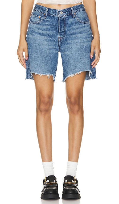 Shop Levi's 501 90s Short In Blue