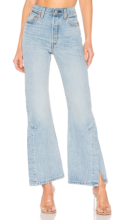 levi's ribcage split flare