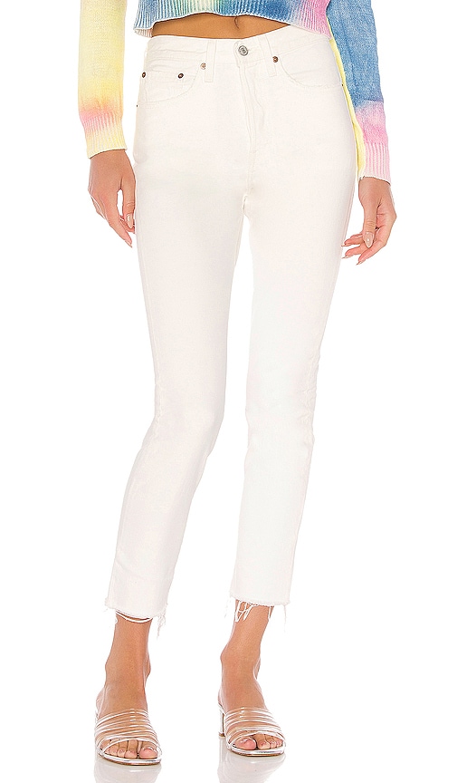 levi's 501 skinny jeans white