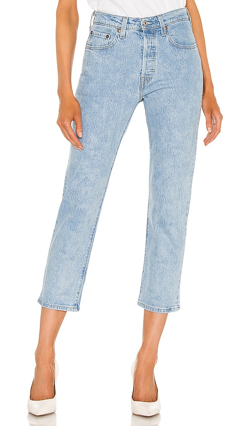 Levi'sÂ® 501 CROP Jeans Tapered Fit Tango Surge/light-blue Denim | ubicaciondepersonas.cdmx.gob.mx