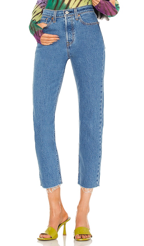 LEVI'S Wedgie Straight Ankle in Jazz Wave | REVOLVE