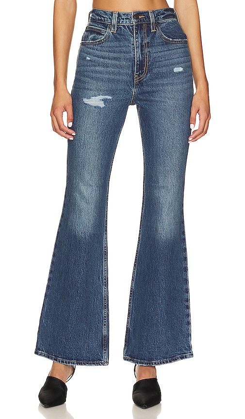 Levi's® 70S HIGH FLARE - Flared Jeans - take it out/destroyed denim 