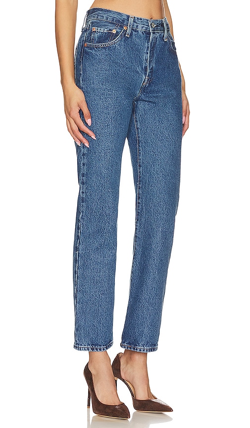 Shop Levi's 501 Straight In Blue