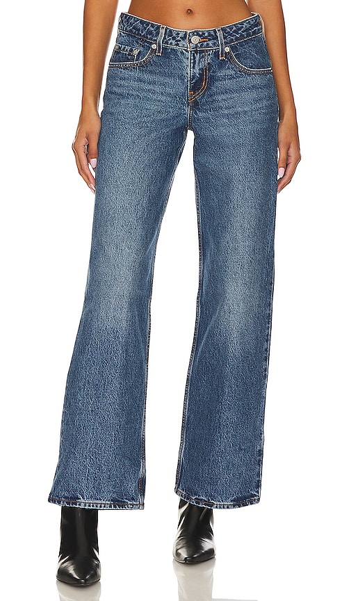 Levi's Low-rise Loose Jean In Sapphire Blue