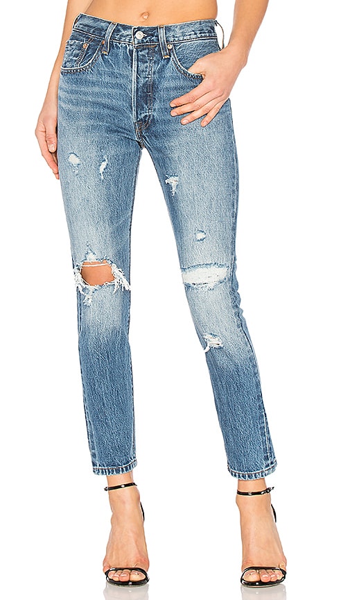 501 skinny selvedge jeans