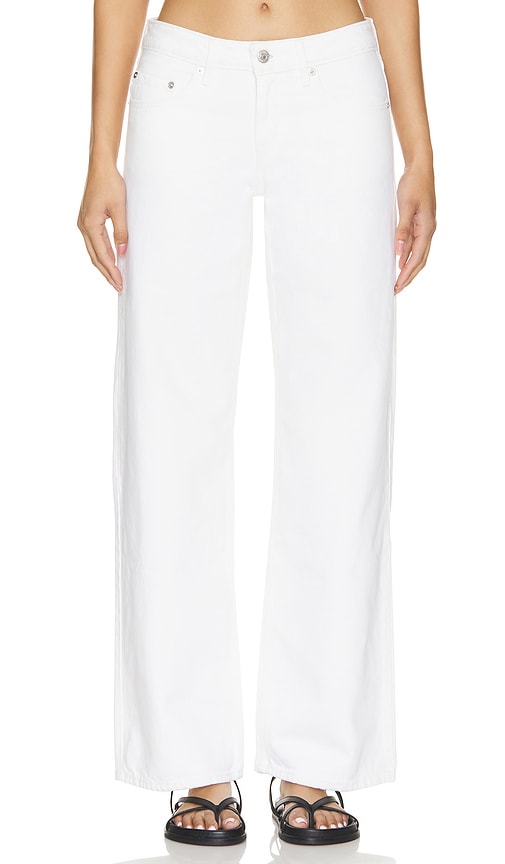 LEVI'S Low Loose Straight in White Squared