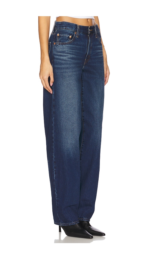 Levi's Baggy Dad Jeans In Dark Blue-navy In Blue