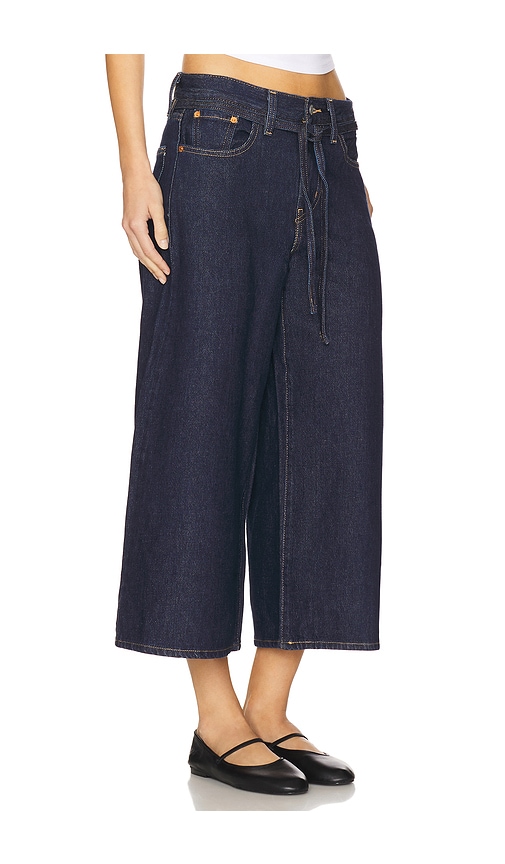 Levi's High Waist Wide Leg Culotte Jeans In Shaded View