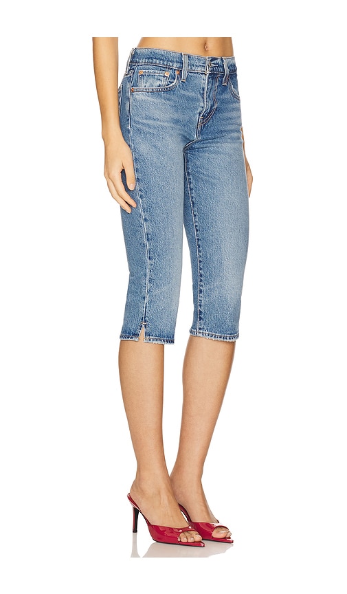 Levi's Wedgie High Waist Capri Jeans In Blue