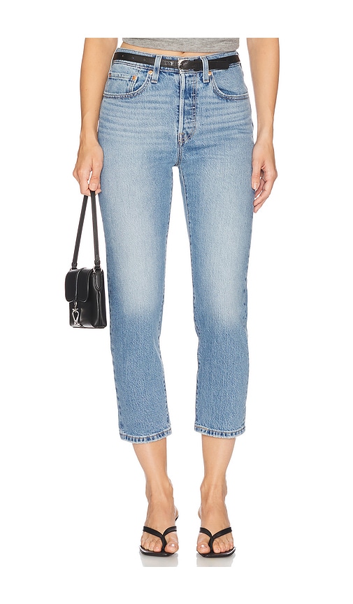Crop in Blue. - size 23 (also in 24, 25, 26, 27, 28, 29, 30, 31, 32) - LEVI'S - Modalova