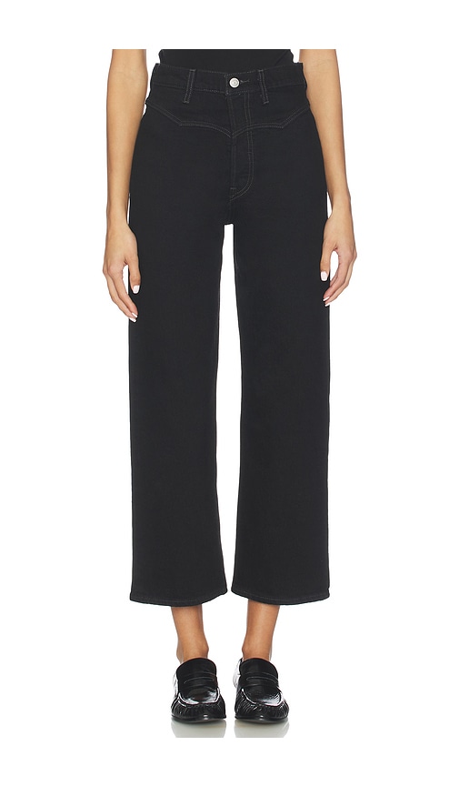 Levi's Ribcage Western Yoke Jeans In Black