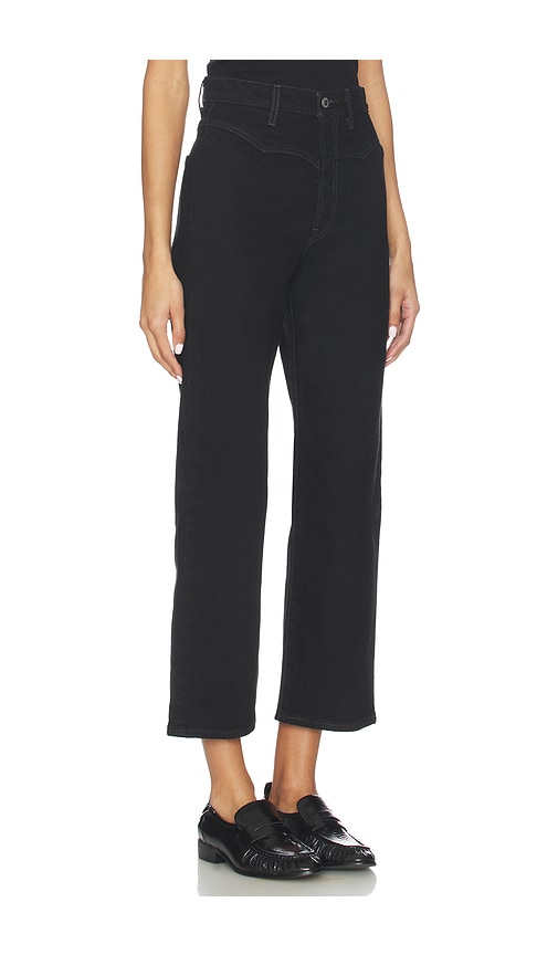 Levi's Ribcage Western Yoke Jeans In Black