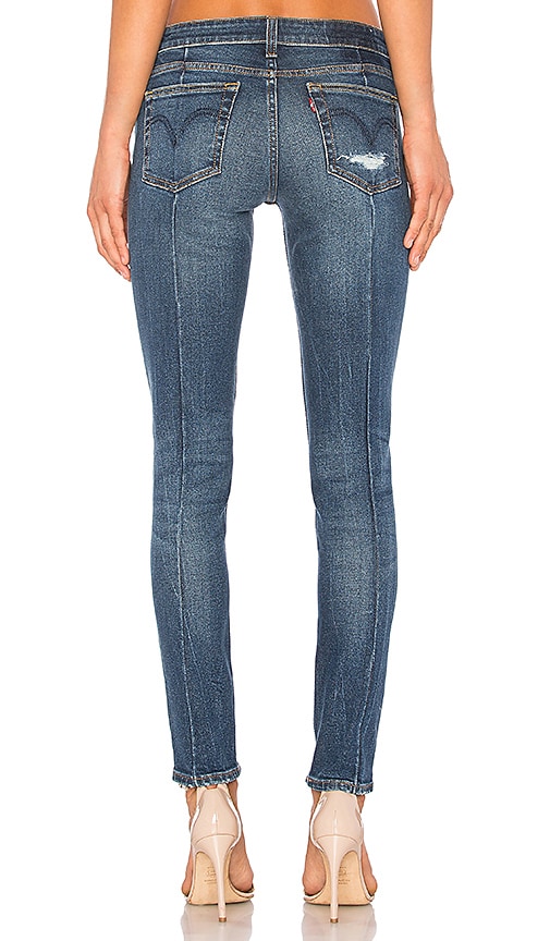 levi's altered 711 skinny