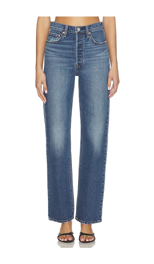 LEVI'S Ribcage Full Length Straight Leg Jeans