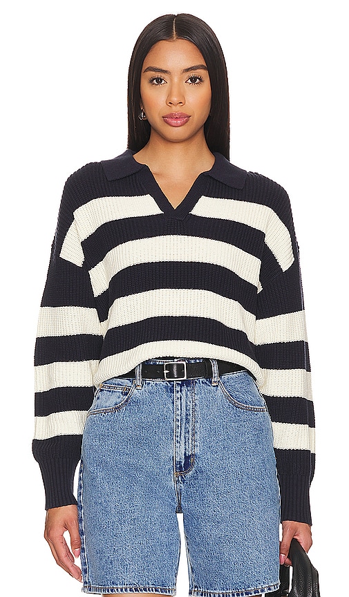 Shop Levi's Eve Sweater In Gem Stripe Nightwatch