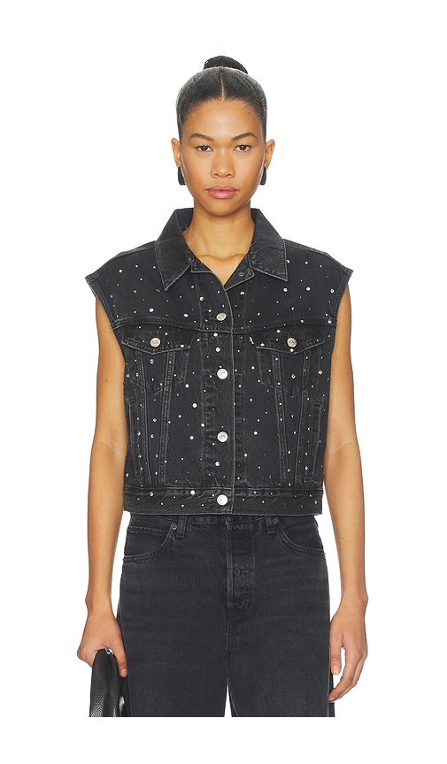 LEVIS GILET SHRUNKEN 90S en Black Taille L Also en S M 136 €