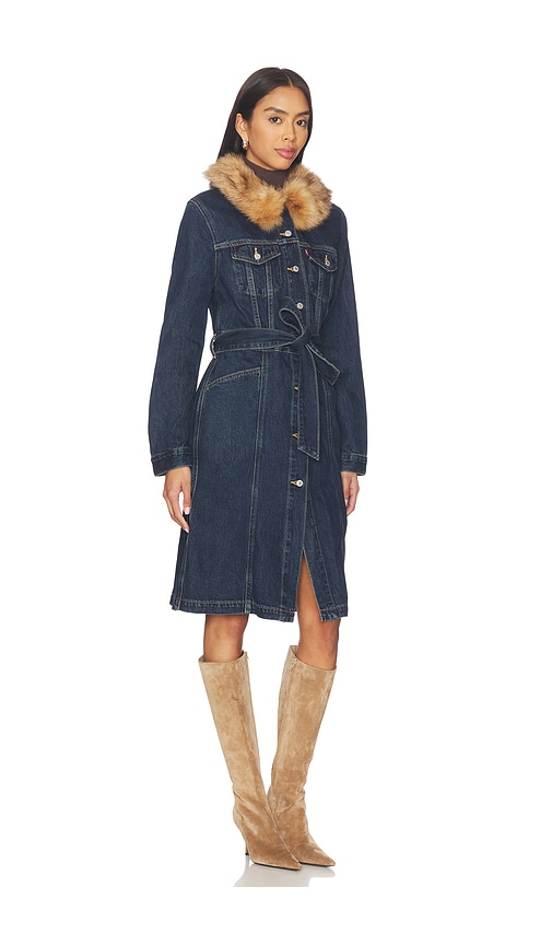  Levi's Jeansjacke Mob Wife In Blue. Größe L. Also In S, M. 