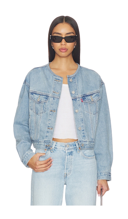 LEVI'S Collarless Shrunken 90s Trucker