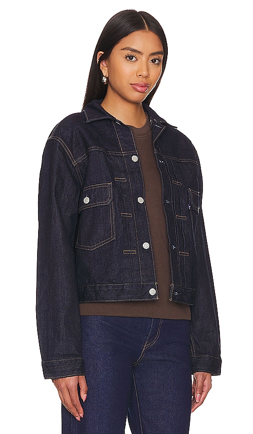 Shop Levi's Mij Classic Type Ii Jacket In 深度水洗