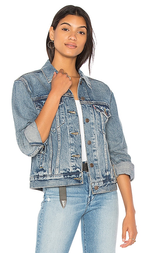 levi's women's ex boyfriend trucker jacket