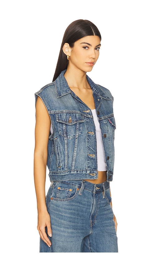 Levi's Levis Shrunken 90s Vest Stop Flaxing In Stop Flaxing Vest
