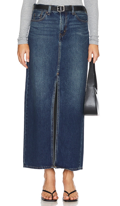 Shop Levi's Ankle Column Skirt In Wave Hello