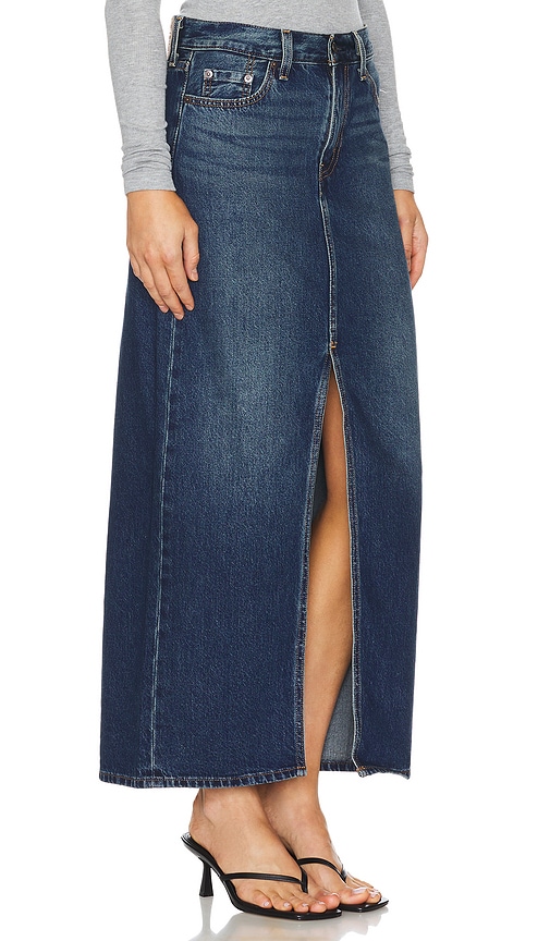 Shop Levi's Ankle Column Skirt In Wave Hello