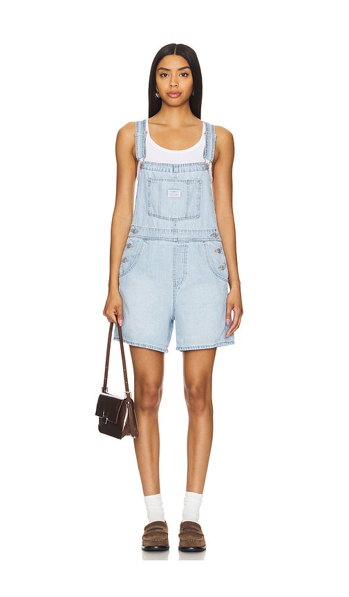 Lovers + newest Friends Denim REVOLVE Womens Shortalls Overalls Jeans Small Distressed