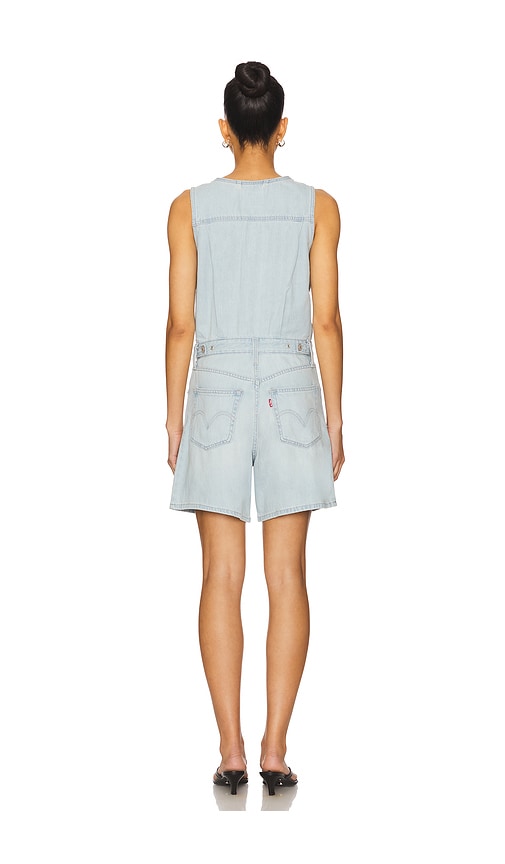  Levi's Kurzoverall Vest In Denim-light. Größe Xs. Also In S. 