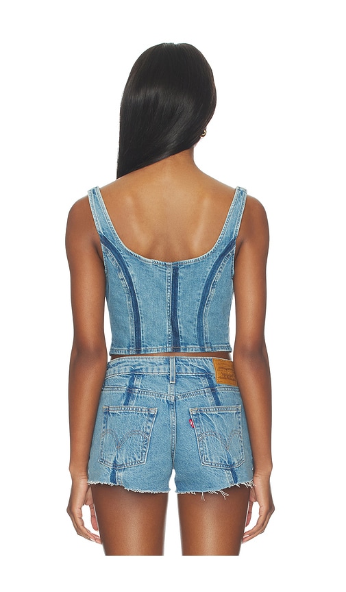  Levi's Bustier-top In Blue. Größe Xs. Also In S, M, L, Xl. 