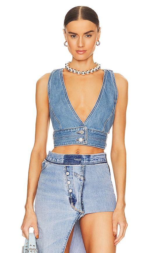 How to Make a Denim Halter Top (from old jeans) 