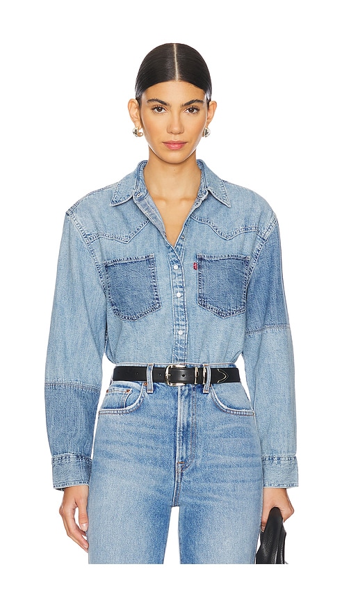 Shop Levi's Teodora Western Shirt In Clean Craft 2