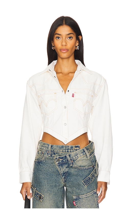 LEVI'S X Andersson Bell Cinched Blouse in Ecru