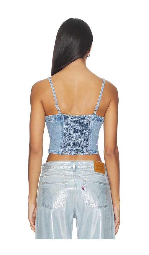  Levi's Top Jadine In Blue. Größe M. Also In L. 