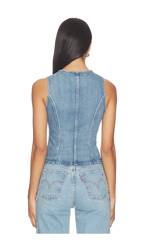  Levi's Jeans-oberteil Sculpted In Blue. Größe S. Also In Xs, M, L. 